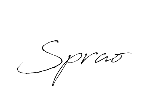 Once you've used our free online signature maker to create your best signature Antro_Vectra style, it's time to enjoy all of the benefits that Sprao name signing documents. Sprao signature style 6 images and pictures png