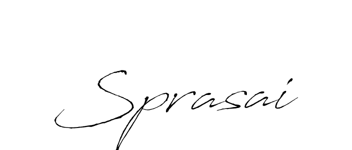 You should practise on your own different ways (Antro_Vectra) to write your name (Sprasai) in signature. don't let someone else do it for you. Sprasai signature style 6 images and pictures png