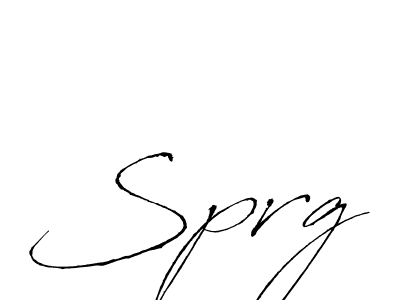 You should practise on your own different ways (Antro_Vectra) to write your name (Sprg) in signature. don't let someone else do it for you. Sprg signature style 6 images and pictures png