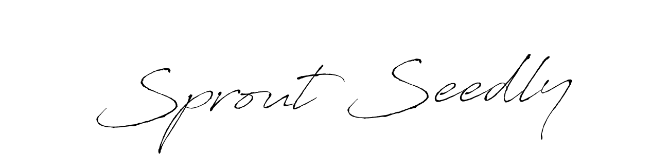 Make a beautiful signature design for name Sprout Seedly. Use this online signature maker to create a handwritten signature for free. Sprout Seedly signature style 6 images and pictures png