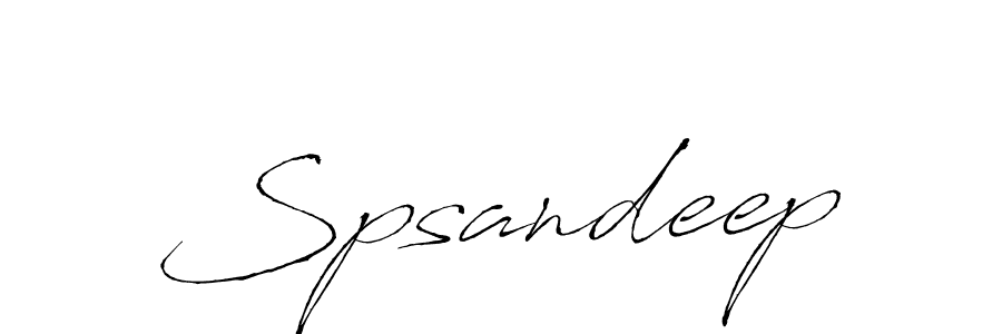 Create a beautiful signature design for name Spsandeep. With this signature (Antro_Vectra) fonts, you can make a handwritten signature for free. Spsandeep signature style 6 images and pictures png