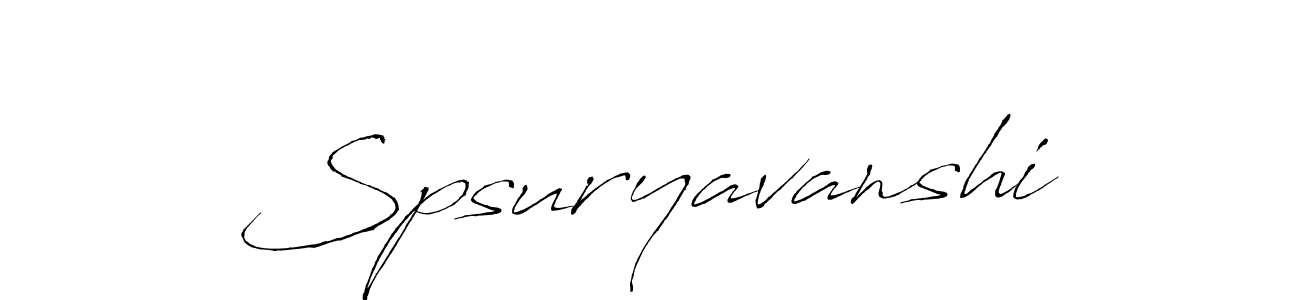 How to make Spsuryavanshi signature? Antro_Vectra is a professional autograph style. Create handwritten signature for Spsuryavanshi name. Spsuryavanshi signature style 6 images and pictures png