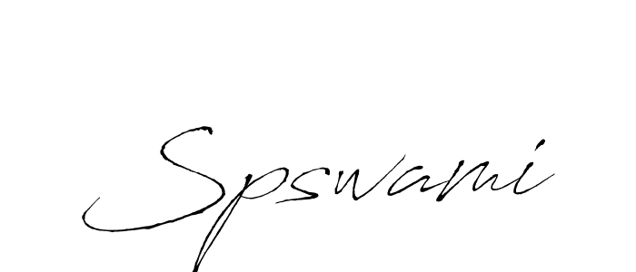 How to make Spswami signature? Antro_Vectra is a professional autograph style. Create handwritten signature for Spswami name. Spswami signature style 6 images and pictures png