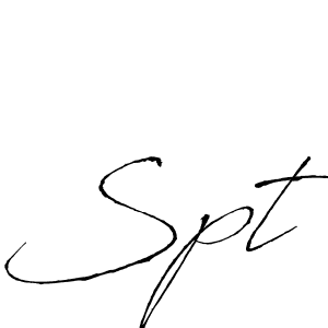 Create a beautiful signature design for name Spt. With this signature (Antro_Vectra) fonts, you can make a handwritten signature for free. Spt signature style 6 images and pictures png