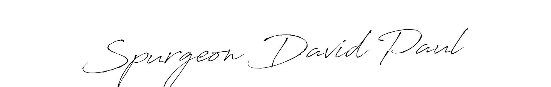 if you are searching for the best signature style for your name Spurgeon David Paul. so please give up your signature search. here we have designed multiple signature styles  using Antro_Vectra. Spurgeon David Paul signature style 6 images and pictures png