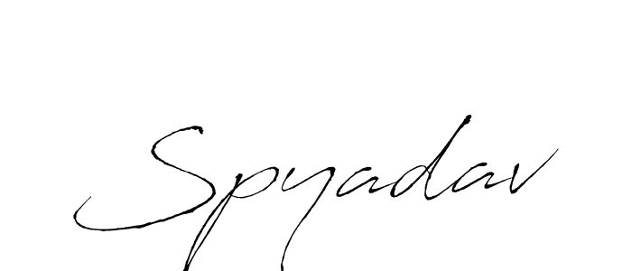 Make a beautiful signature design for name Spyadav. With this signature (Antro_Vectra) style, you can create a handwritten signature for free. Spyadav signature style 6 images and pictures png