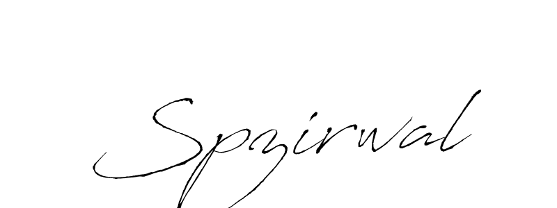 How to make Spzirwal name signature. Use Antro_Vectra style for creating short signs online. This is the latest handwritten sign. Spzirwal signature style 6 images and pictures png