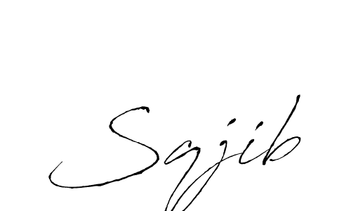 Sqjib stylish signature style. Best Handwritten Sign (Antro_Vectra) for my name. Handwritten Signature Collection Ideas for my name Sqjib. Sqjib signature style 6 images and pictures png