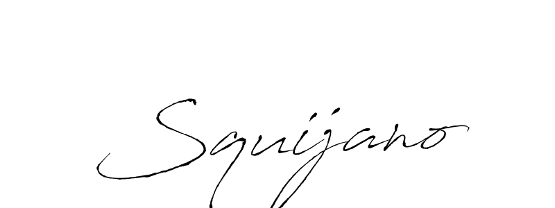 Squijano stylish signature style. Best Handwritten Sign (Antro_Vectra) for my name. Handwritten Signature Collection Ideas for my name Squijano. Squijano signature style 6 images and pictures png