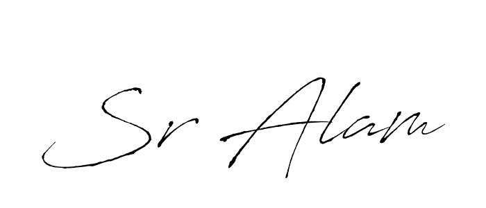 Antro_Vectra is a professional signature style that is perfect for those who want to add a touch of class to their signature. It is also a great choice for those who want to make their signature more unique. Get Sr Alam name to fancy signature for free. Sr Alam signature style 6 images and pictures png