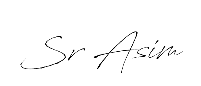 Best and Professional Signature Style for Sr Asim. Antro_Vectra Best Signature Style Collection. Sr Asim signature style 6 images and pictures png