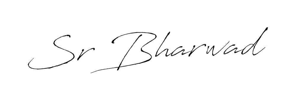 Also You can easily find your signature by using the search form. We will create Sr Bharwad name handwritten signature images for you free of cost using Antro_Vectra sign style. Sr Bharwad signature style 6 images and pictures png