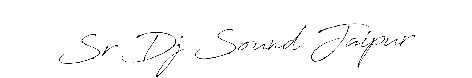 if you are searching for the best signature style for your name Sr Dj Sound Jaipur. so please give up your signature search. here we have designed multiple signature styles  using Antro_Vectra. Sr Dj Sound Jaipur signature style 6 images and pictures png