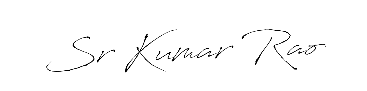 Also we have Sr Kumar Rao name is the best signature style. Create professional handwritten signature collection using Antro_Vectra autograph style. Sr Kumar Rao signature style 6 images and pictures png