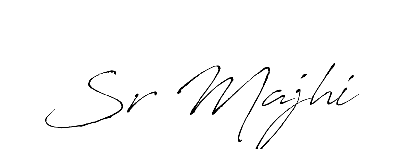 How to make Sr Majhi name signature. Use Antro_Vectra style for creating short signs online. This is the latest handwritten sign. Sr Majhi signature style 6 images and pictures png