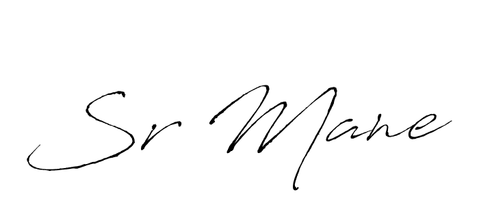 You should practise on your own different ways (Antro_Vectra) to write your name (Sr Mane) in signature. don't let someone else do it for you. Sr Mane signature style 6 images and pictures png