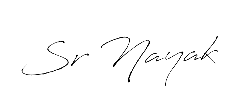 Also You can easily find your signature by using the search form. We will create Sr Nayak name handwritten signature images for you free of cost using Antro_Vectra sign style. Sr Nayak signature style 6 images and pictures png