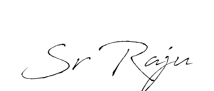 Use a signature maker to create a handwritten signature online. With this signature software, you can design (Antro_Vectra) your own signature for name Sr Raju. Sr Raju signature style 6 images and pictures png