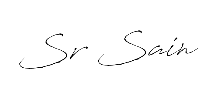 This is the best signature style for the Sr Sain name. Also you like these signature font (Antro_Vectra). Mix name signature. Sr Sain signature style 6 images and pictures png