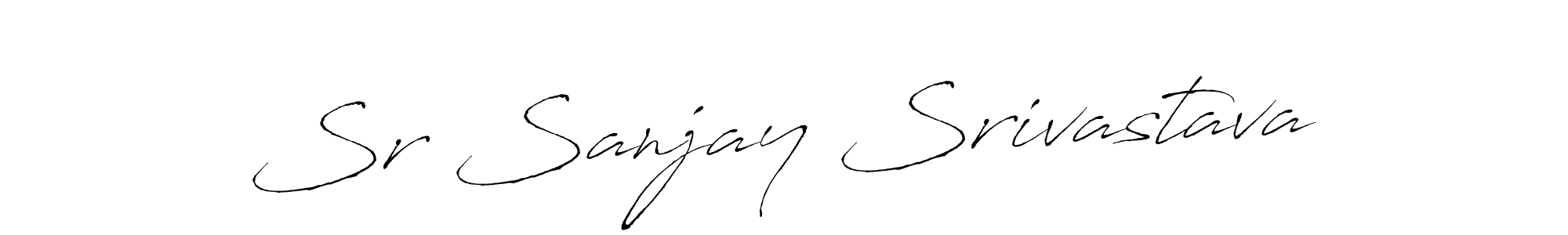 Also we have Sr Sanjay Srivastava name is the best signature style. Create professional handwritten signature collection using Antro_Vectra autograph style. Sr Sanjay Srivastava signature style 6 images and pictures png