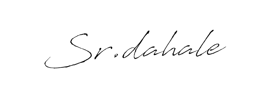 Similarly Antro_Vectra is the best handwritten signature design. Signature creator online .You can use it as an online autograph creator for name Sr.dahale. Sr.dahale signature style 6 images and pictures png