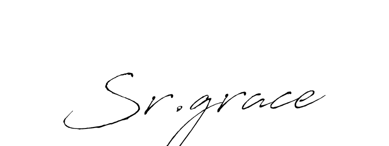 How to make Sr.grace name signature. Use Antro_Vectra style for creating short signs online. This is the latest handwritten sign. Sr.grace signature style 6 images and pictures png