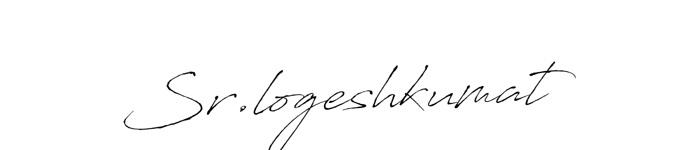 How to Draw Sr.logeshkumat signature style? Antro_Vectra is a latest design signature styles for name Sr.logeshkumat. Sr.logeshkumat signature style 6 images and pictures png