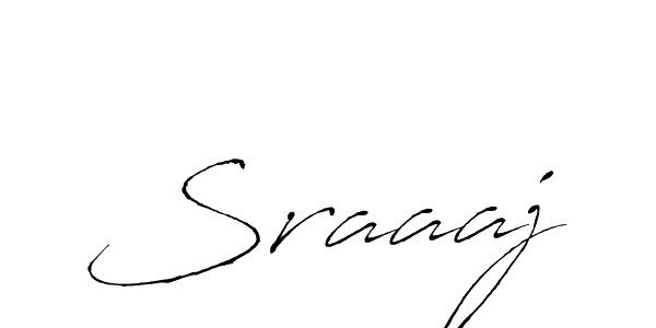 How to make Sraaaj name signature. Use Antro_Vectra style for creating short signs online. This is the latest handwritten sign. Sraaaj signature style 6 images and pictures png