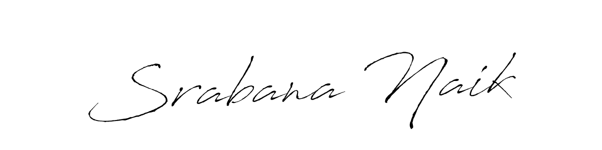 Create a beautiful signature design for name Srabana Naik. With this signature (Antro_Vectra) fonts, you can make a handwritten signature for free. Srabana Naik signature style 6 images and pictures png