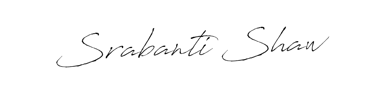 Also You can easily find your signature by using the search form. We will create Srabanti Shaw name handwritten signature images for you free of cost using Antro_Vectra sign style. Srabanti Shaw signature style 6 images and pictures png