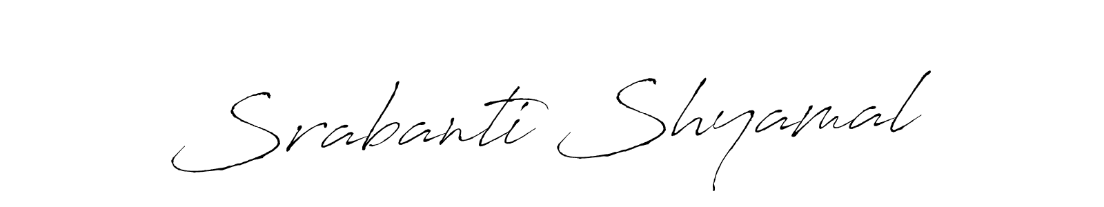 You can use this online signature creator to create a handwritten signature for the name Srabanti Shyamal. This is the best online autograph maker. Srabanti Shyamal signature style 6 images and pictures png