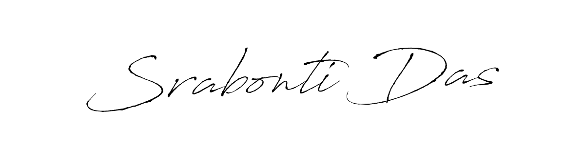 How to make Srabonti Das signature? Antro_Vectra is a professional autograph style. Create handwritten signature for Srabonti Das name. Srabonti Das signature style 6 images and pictures png