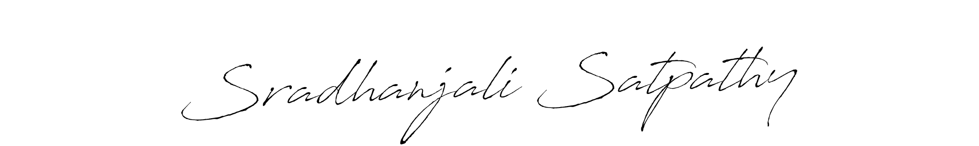 You should practise on your own different ways (Antro_Vectra) to write your name (Sradhanjali Satpathy) in signature. don't let someone else do it for you. Sradhanjali Satpathy signature style 6 images and pictures png