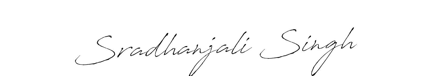 You can use this online signature creator to create a handwritten signature for the name Sradhanjali Singh. This is the best online autograph maker. Sradhanjali Singh signature style 6 images and pictures png