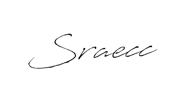 Make a beautiful signature design for name Sraecc. With this signature (Antro_Vectra) style, you can create a handwritten signature for free. Sraecc signature style 6 images and pictures png