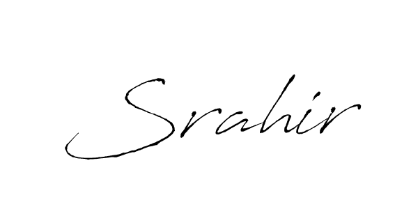 It looks lik you need a new signature style for name Srahir. Design unique handwritten (Antro_Vectra) signature with our free signature maker in just a few clicks. Srahir signature style 6 images and pictures png