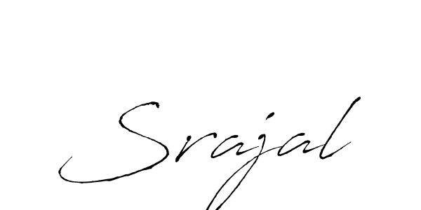 The best way (Antro_Vectra) to make a short signature is to pick only two or three words in your name. The name Srajal include a total of six letters. For converting this name. Srajal signature style 6 images and pictures png