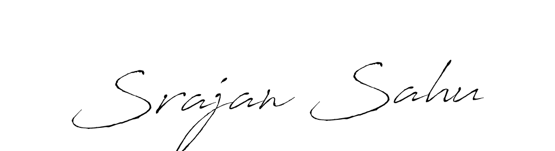 You should practise on your own different ways (Antro_Vectra) to write your name (Srajan Sahu) in signature. don't let someone else do it for you. Srajan Sahu signature style 6 images and pictures png