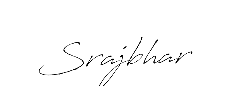 How to make Srajbhar signature? Antro_Vectra is a professional autograph style. Create handwritten signature for Srajbhar name. Srajbhar signature style 6 images and pictures png