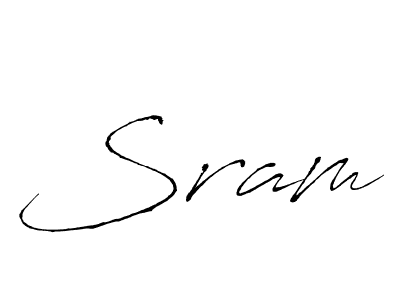 Also You can easily find your signature by using the search form. We will create Sram name handwritten signature images for you free of cost using Antro_Vectra sign style. Sram signature style 6 images and pictures png