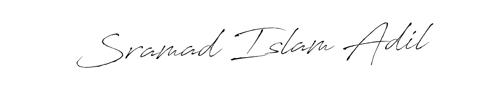 Design your own signature with our free online signature maker. With this signature software, you can create a handwritten (Antro_Vectra) signature for name Sramad Islam Adil. Sramad Islam Adil signature style 6 images and pictures png