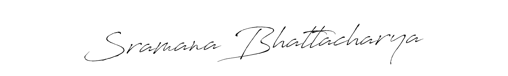 Use a signature maker to create a handwritten signature online. With this signature software, you can design (Antro_Vectra) your own signature for name Sramana Bhattacharya. Sramana Bhattacharya signature style 6 images and pictures png