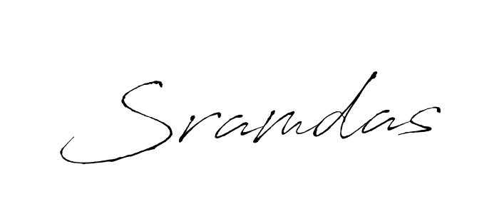 Antro_Vectra is a professional signature style that is perfect for those who want to add a touch of class to their signature. It is also a great choice for those who want to make their signature more unique. Get Sramdas name to fancy signature for free. Sramdas signature style 6 images and pictures png