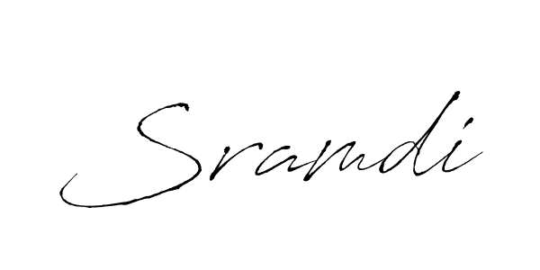 Design your own signature with our free online signature maker. With this signature software, you can create a handwritten (Antro_Vectra) signature for name Sramdi. Sramdi signature style 6 images and pictures png