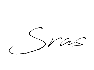 How to make Sras signature? Antro_Vectra is a professional autograph style. Create handwritten signature for Sras name. Sras signature style 6 images and pictures png