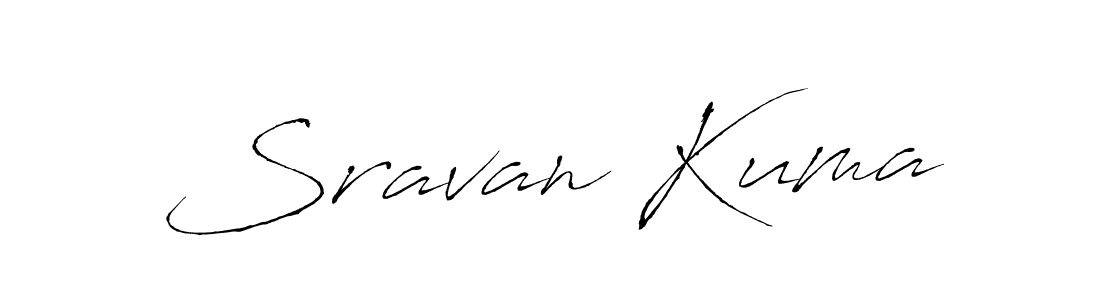 Use a signature maker to create a handwritten signature online. With this signature software, you can design (Antro_Vectra) your own signature for name Sravan Kuma. Sravan Kuma signature style 6 images and pictures png