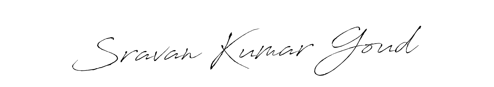 Sravan Kumar Goud stylish signature style. Best Handwritten Sign (Antro_Vectra) for my name. Handwritten Signature Collection Ideas for my name Sravan Kumar Goud. Sravan Kumar Goud signature style 6 images and pictures png