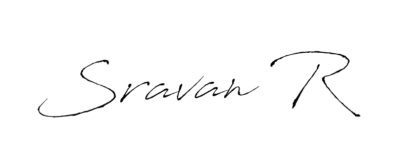 Also You can easily find your signature by using the search form. We will create Sravan R name handwritten signature images for you free of cost using Antro_Vectra sign style. Sravan R signature style 6 images and pictures png