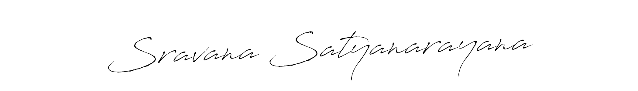 Design your own signature with our free online signature maker. With this signature software, you can create a handwritten (Antro_Vectra) signature for name Sravana Satyanarayana. Sravana Satyanarayana signature style 6 images and pictures png