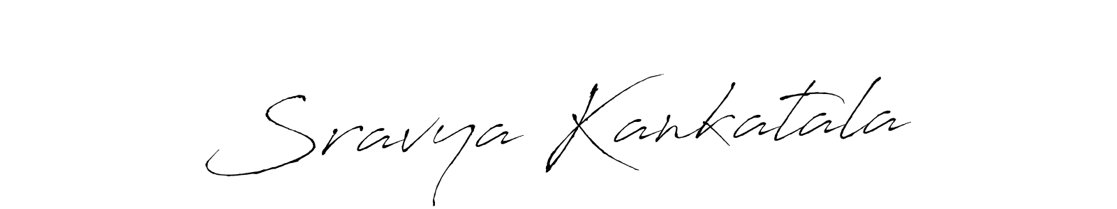 Use a signature maker to create a handwritten signature online. With this signature software, you can design (Antro_Vectra) your own signature for name Sravya Kankatala. Sravya Kankatala signature style 6 images and pictures png